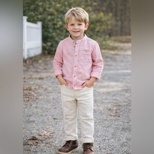 100% cotton dressy boy shirt